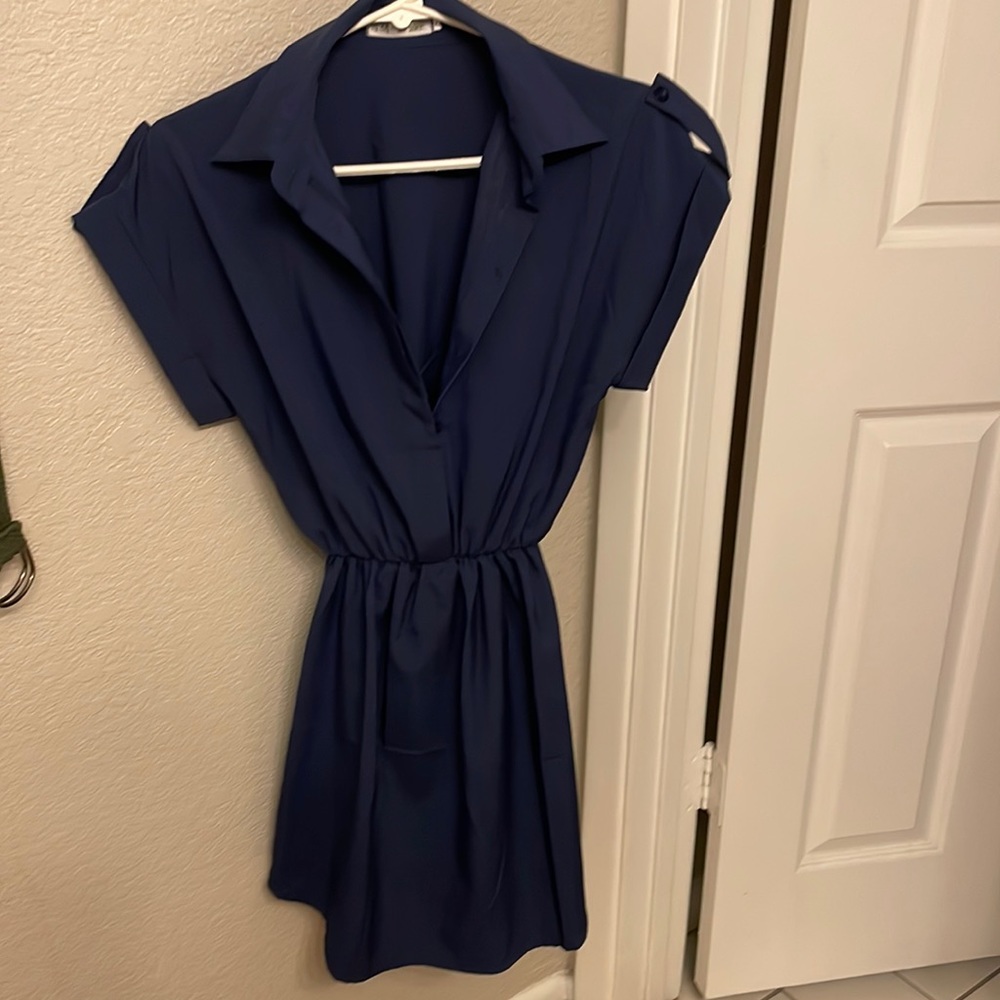 Small navy blue dress